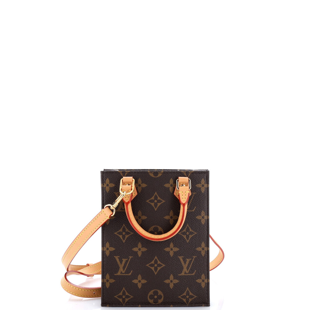 Louis Vuitton Petit Sac Plat Bag Monogram Canvas